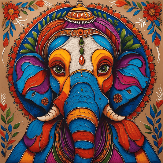 Lord Ganesha Digital Painting - Local MadePaintingE - Artistic JeetLord Ganesha Digital Painting